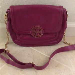 Tory Burch Fuchsia Crossbody Purse